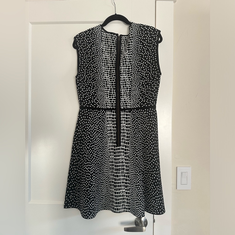 BCBGMAXAZRIA Black and White Dress - Picture 3 of 5